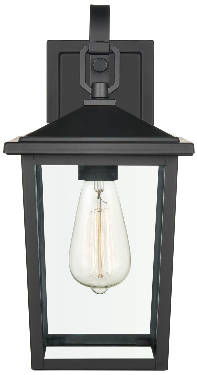 Millennium Fetterton 1-Light 14" Powder Coated Black Outdoor Wall Sconce
