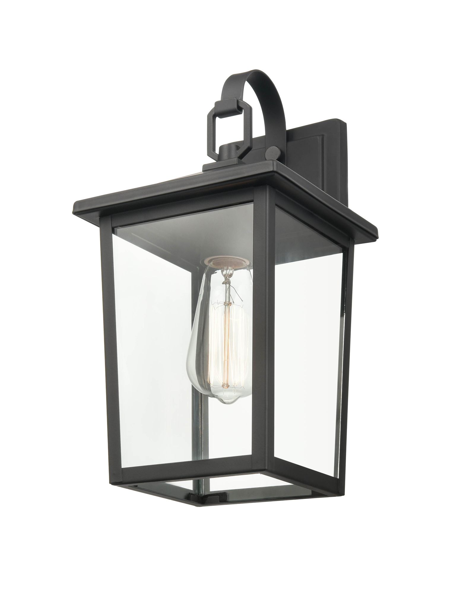 Image 5 Millennium Fetterton 1-Light 14" Powder Coated Black Outdoor Wall Sconce more views