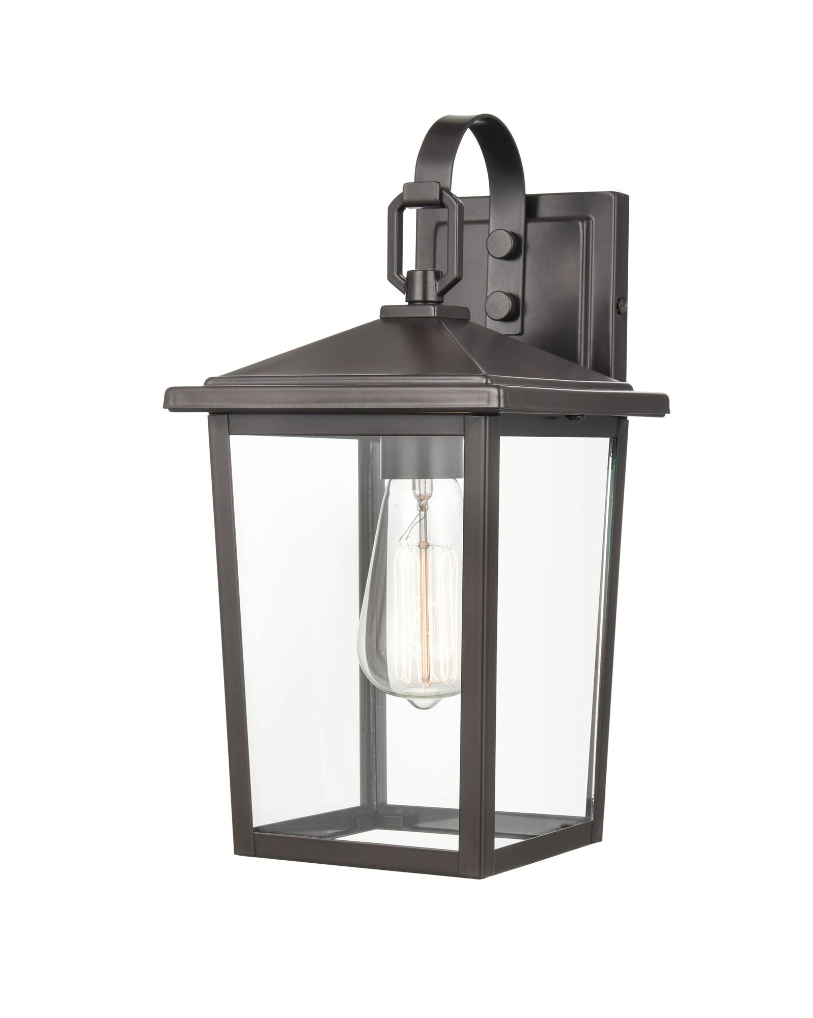Image 2 Millennium Fetterton 1-Light 14" Powder Coated Bronze Outdoor Wall Sconce more views