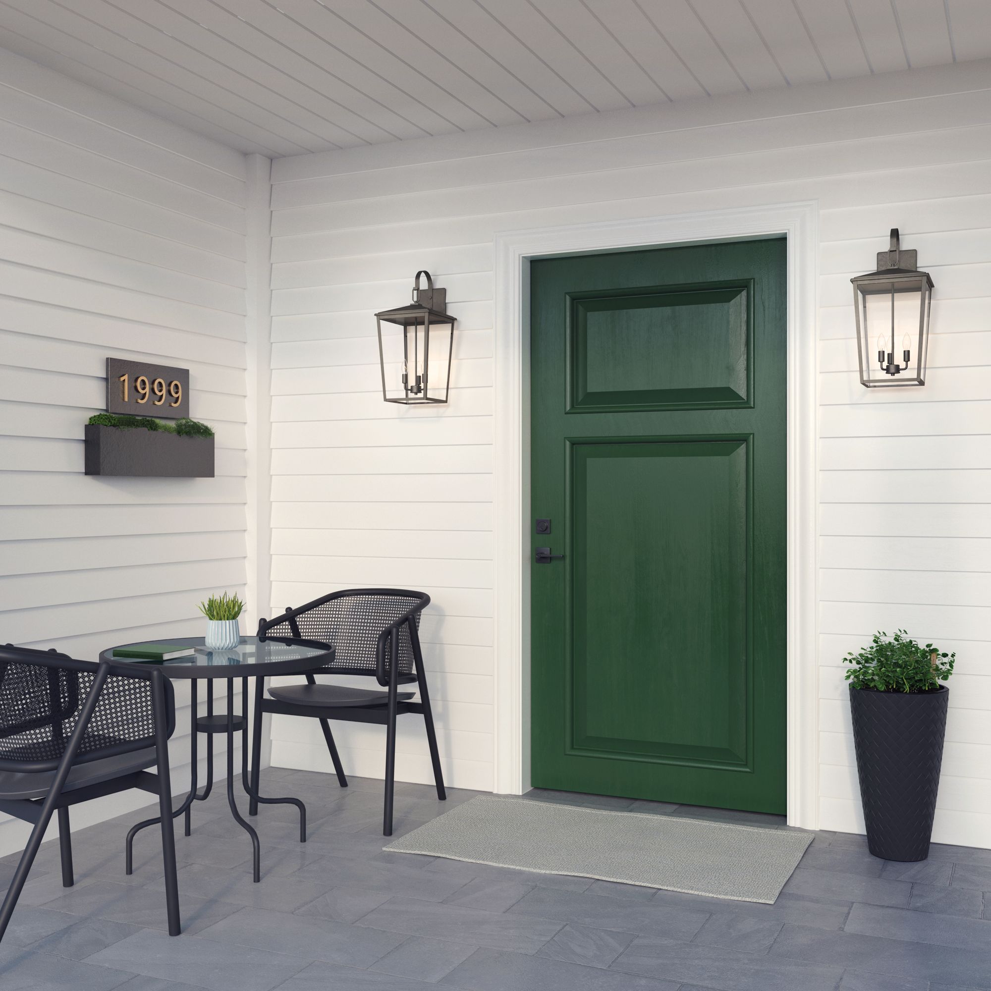 Image 6 Millennium Fetterton 23.5" Powder Coated Bronze Outdoor Wall Sconce more views