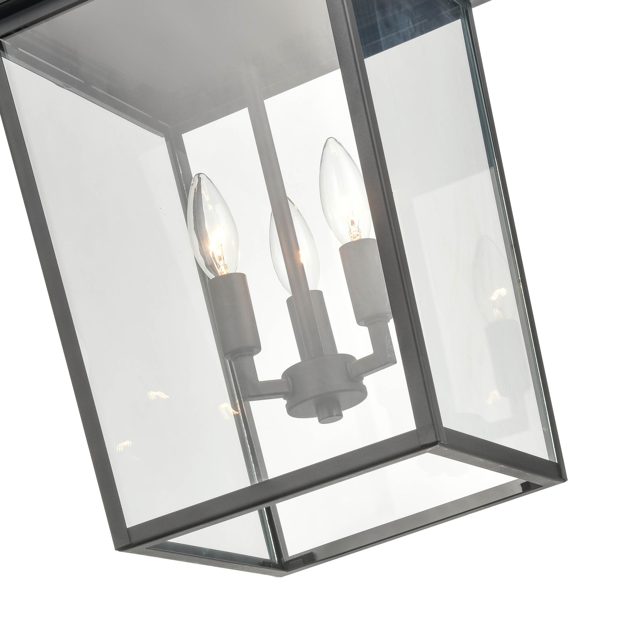 Image 2 Millennium Fetterton 3-Light 19.75" Powder Coated Black Outdoor Lantern more views