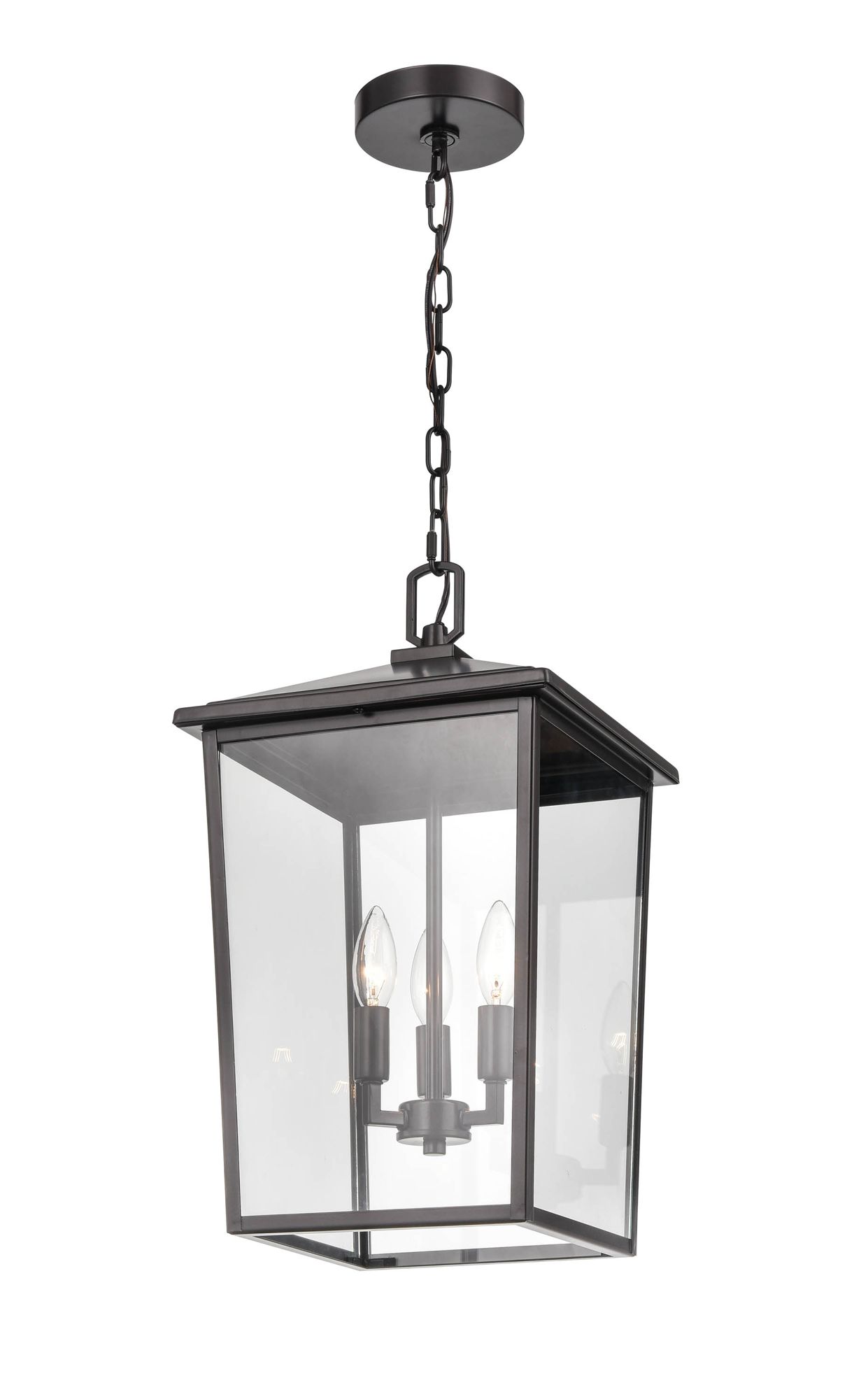 Image 3 Millennium Fetterton 3-Light 19.75" Powder Coated Bronze Outdoor Lantern more views