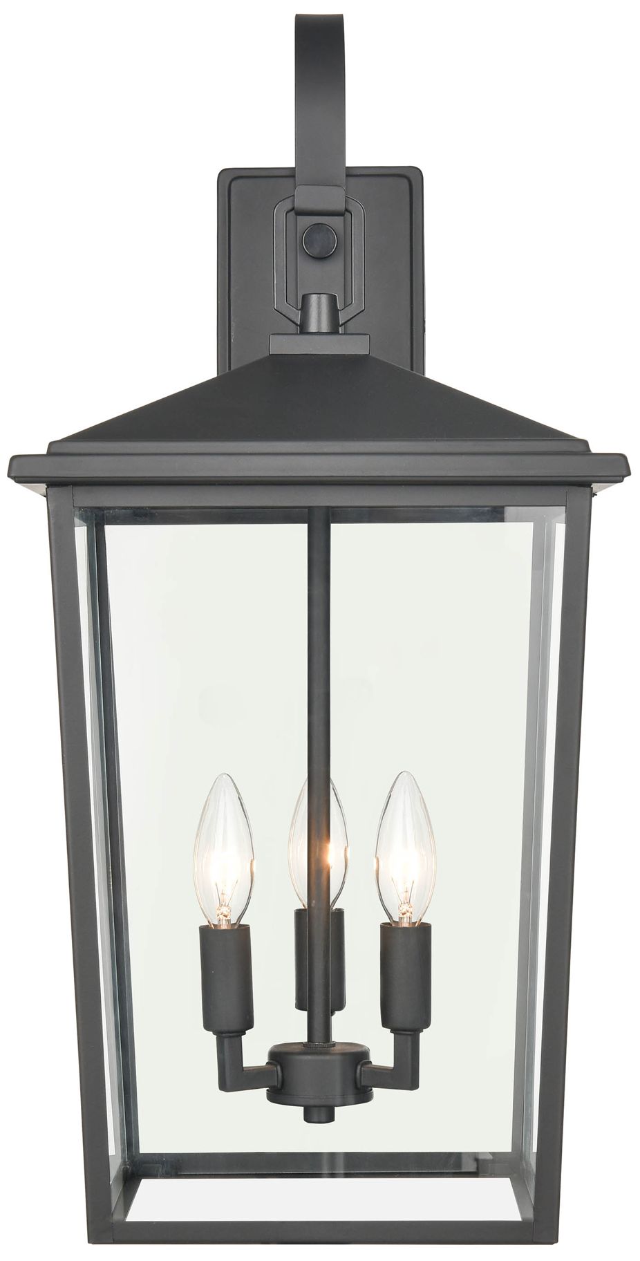 Millennium Fetterton 3-Light 23.5" Powder Coated Black Outdoor Wall Sconce