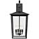 Millennium Fetterton Outdoor Wall Sconce Powder Coated Black