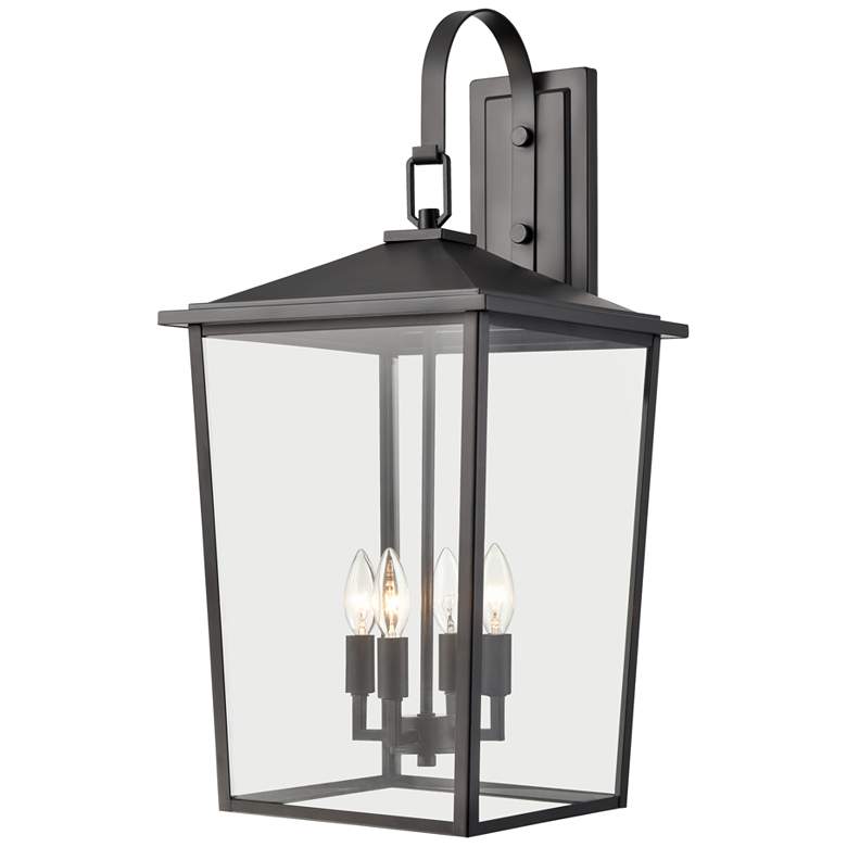 Image 2 Millennium Fetterton Outdoor Wall Sconce Powder Coated Black more views