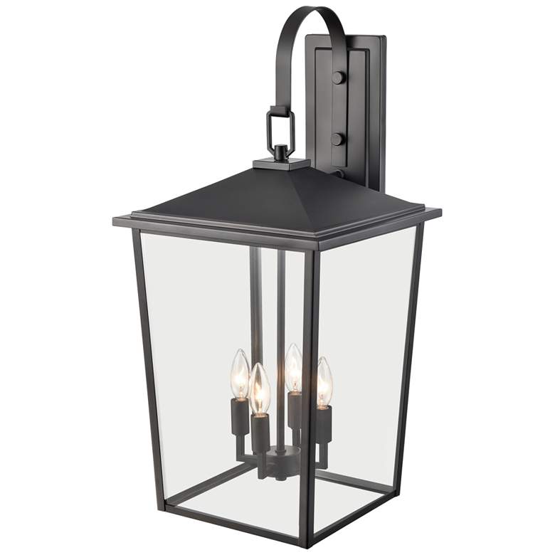 Image 3 Millennium Fetterton Outdoor Wall Sconce Powder Coated Black more views