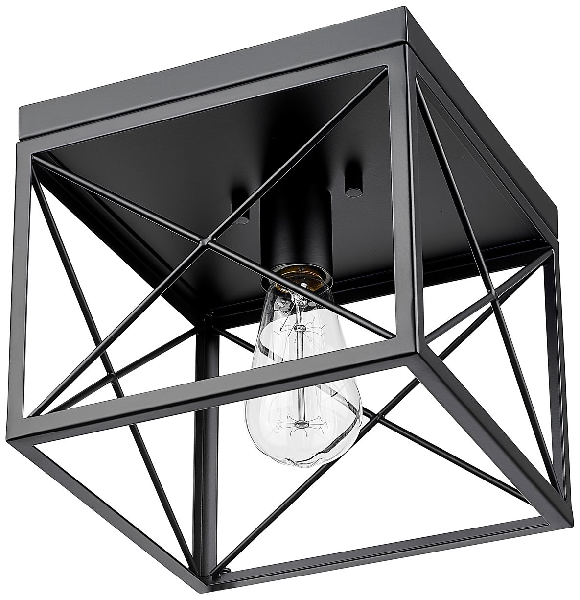 Image 4 Millennium  Flushmount Ceiling Light Matte Black more views