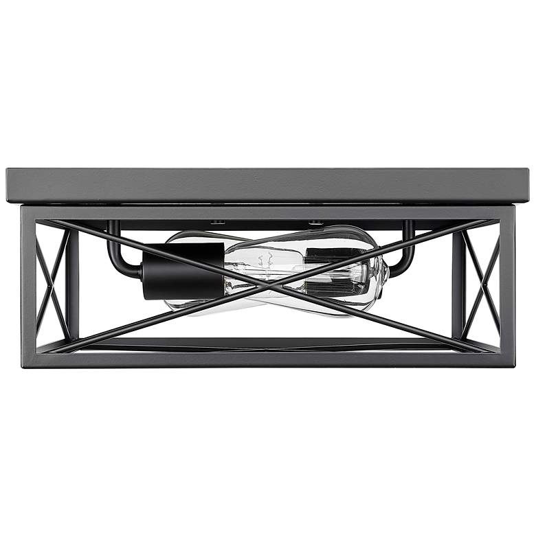 Image 1 Millennium Flushmount Ceiling Light Matte Black
