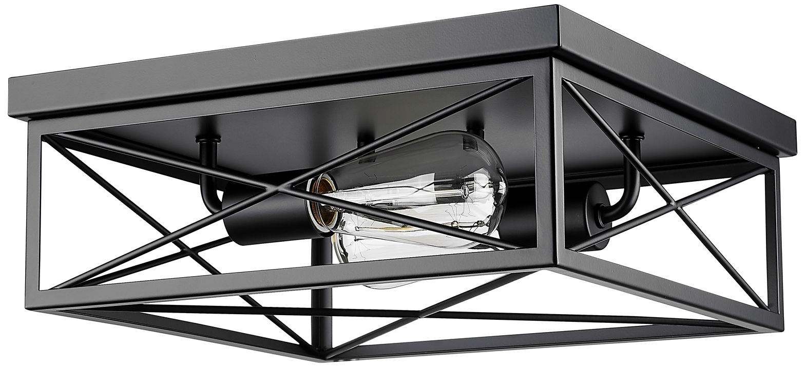 Image 3 Millennium  Flushmount Ceiling Light Matte Black more views