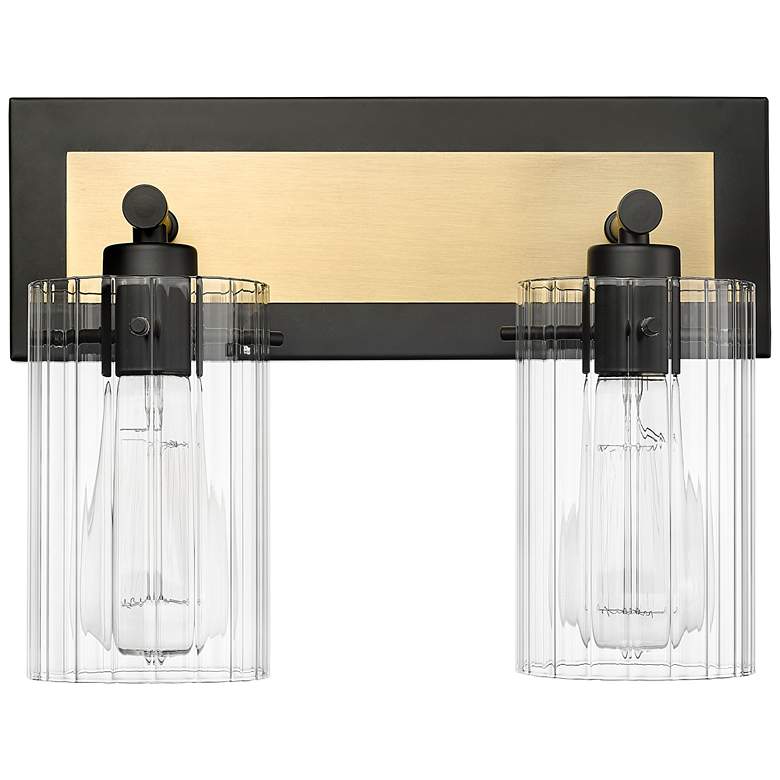 Image 1 Millennium Gasol Vanity Matte Black / Vintage Brass