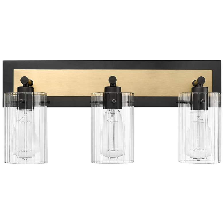 Image 1 Millennium Gasol Vanity Matte Black / Vintage Brass