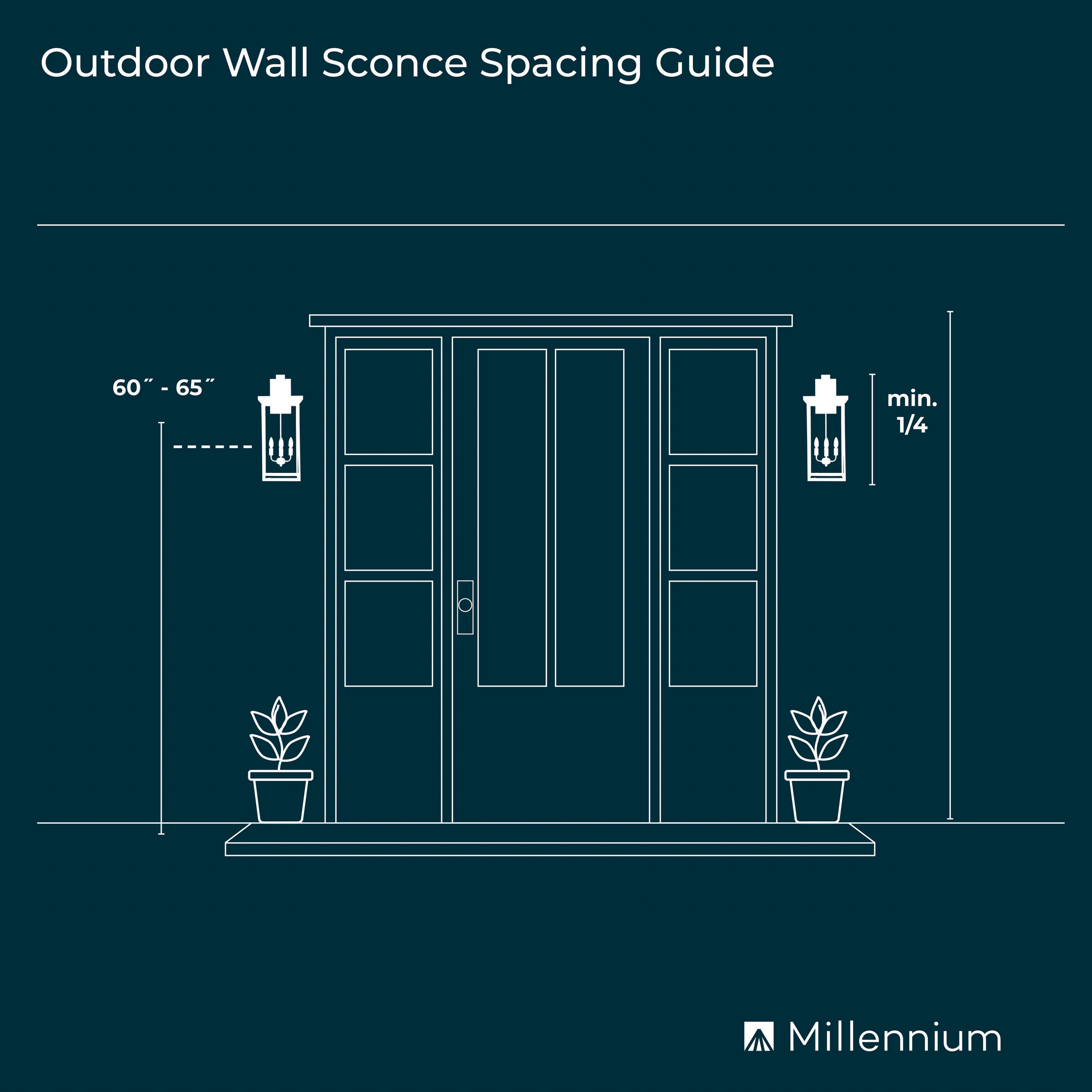 Image 5 Millennium Grant 1 Light 11" Outdoor Wall Sconce Powder Coat Black more views