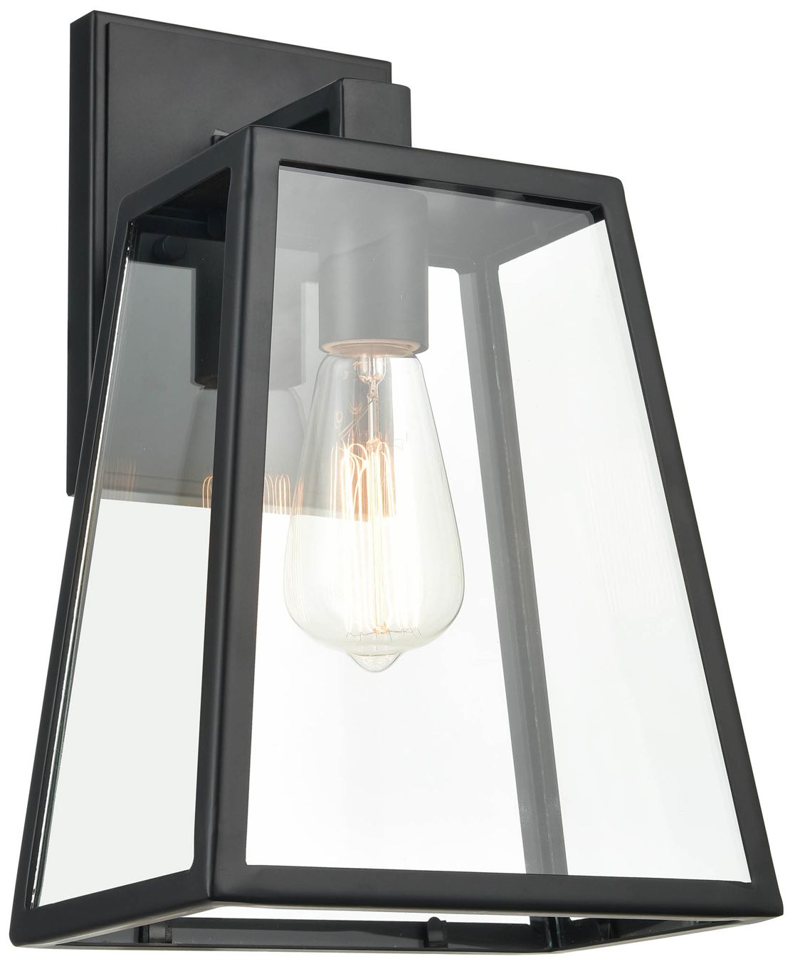 Millennium Grant 1 Light 13" Outdoor Wall Sconce Powder Coat Black