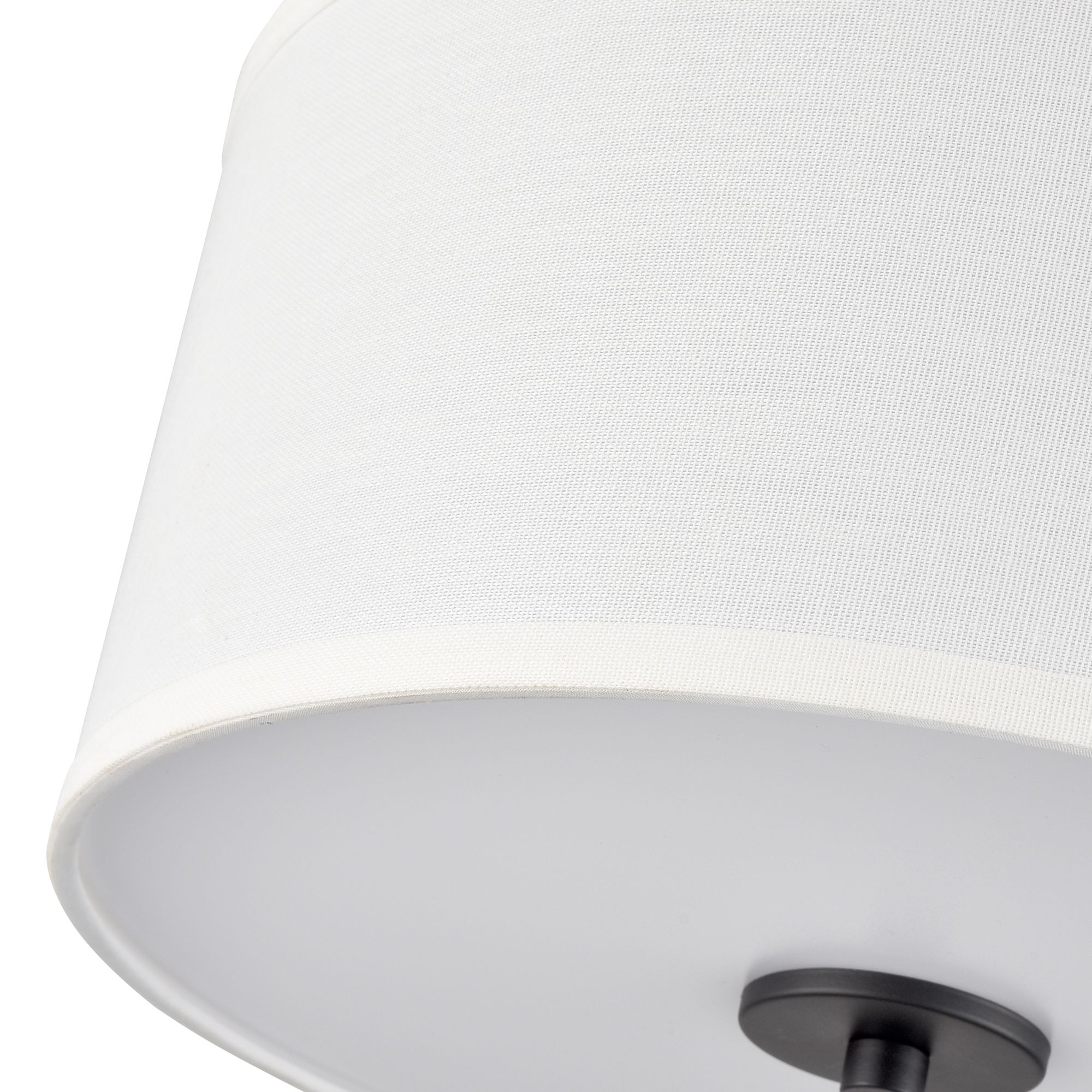Image 5 Millennium Guyten 2-Light 13" Matte Black Flush Mount with Shade more views