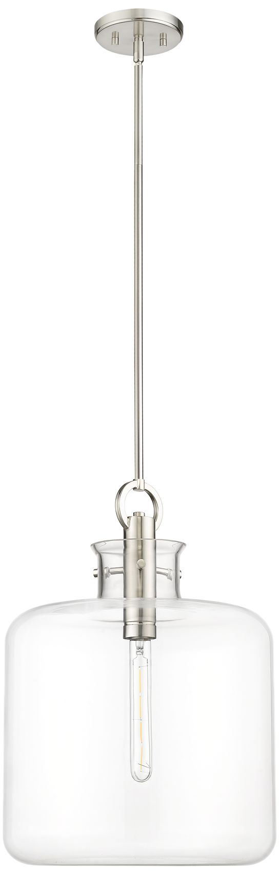 Image 3 Millennium Hayloft Pendant light Brushed Nickel more views