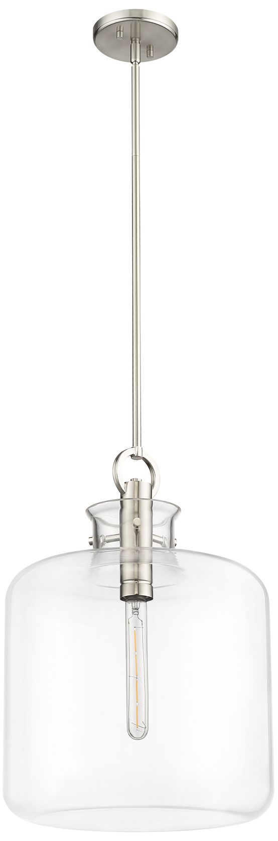 Image 4 Millennium Hayloft Pendant light Brushed Nickel more views