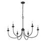 3_Millennium Huxley Chandelier Ceiling Light Matte Black more views