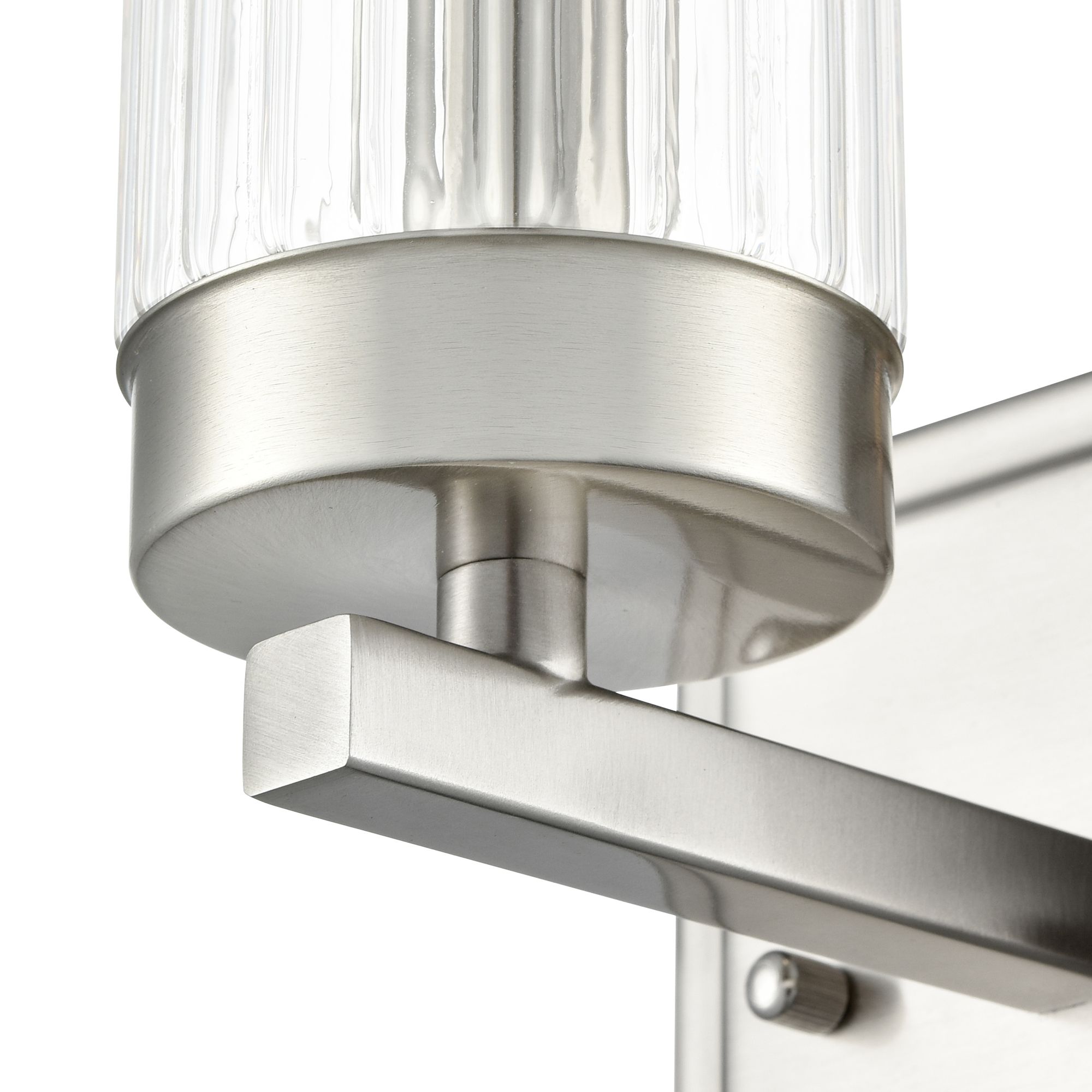 Millennium Iversen 1-Light 5" Brushed Nickel Wall Sconce with Glass Shade
