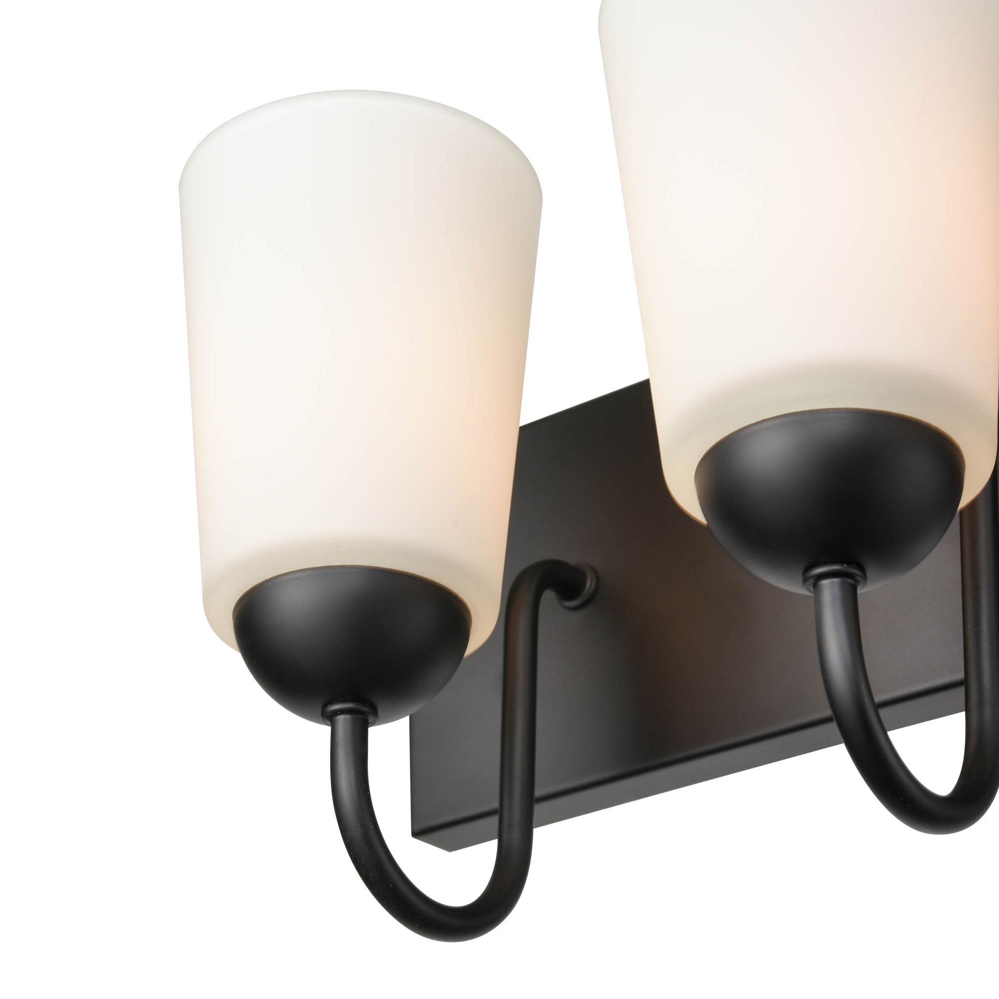 Image 6 Millennium Ivey Lake 4-Light 21.5" Matte Black Vanity Light with Shade more views