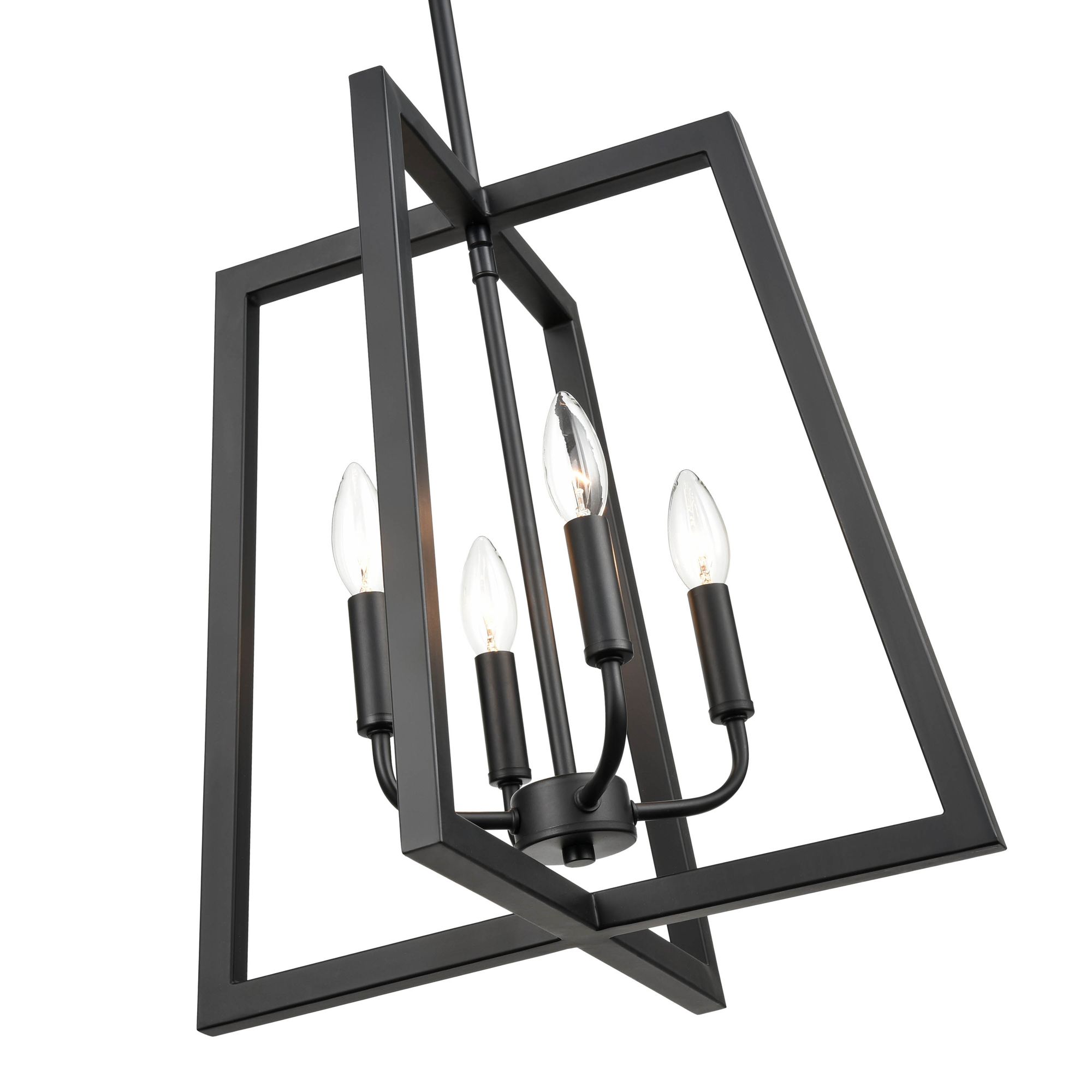 Image 2 Millennium Jaime 16 3/4" Wide Matte Black 4-Light Pendant more views