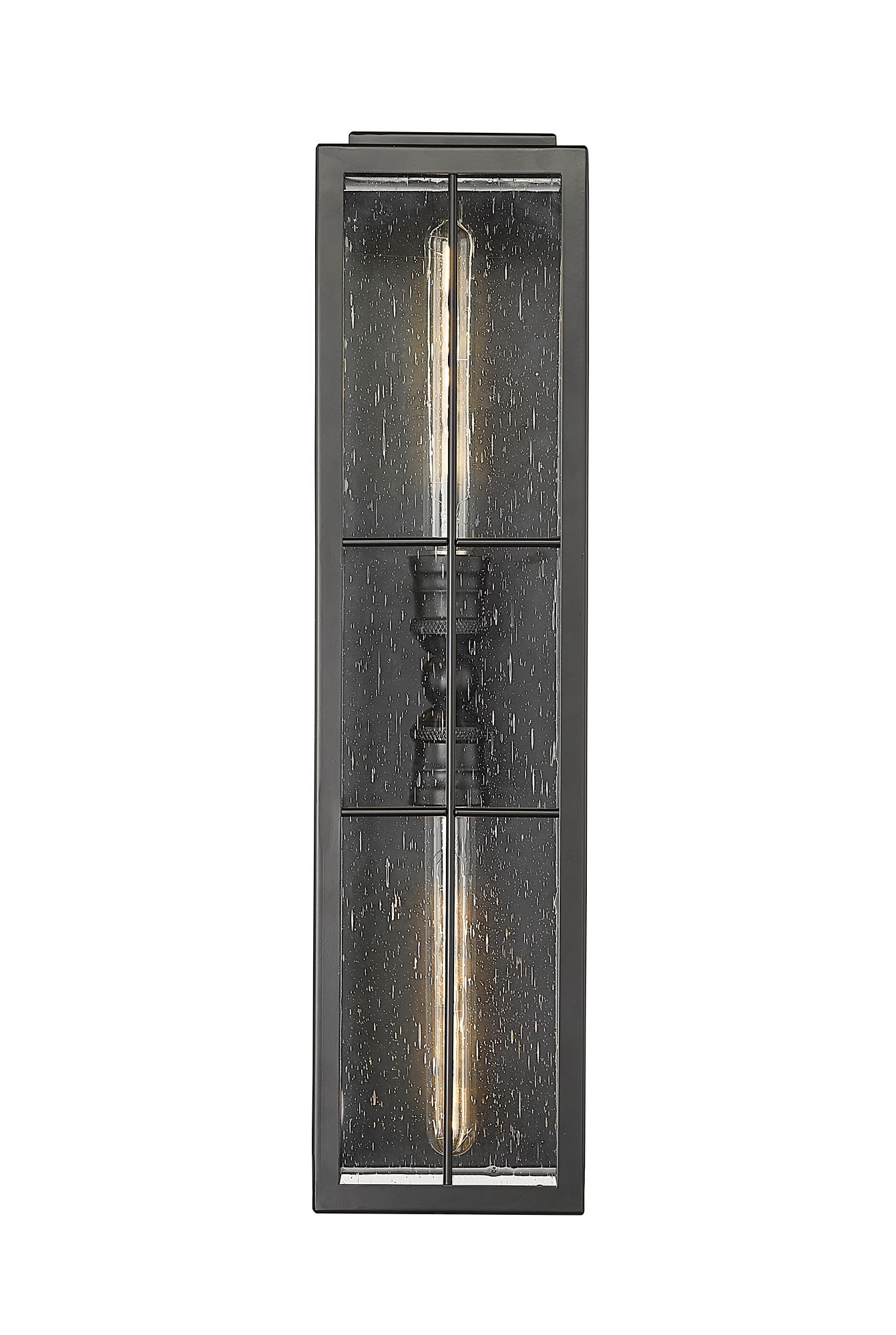 Image 3 Millennium Jaxson 2-Light 23.5" Powder Coated Black Outdoor Wall Sconce more views