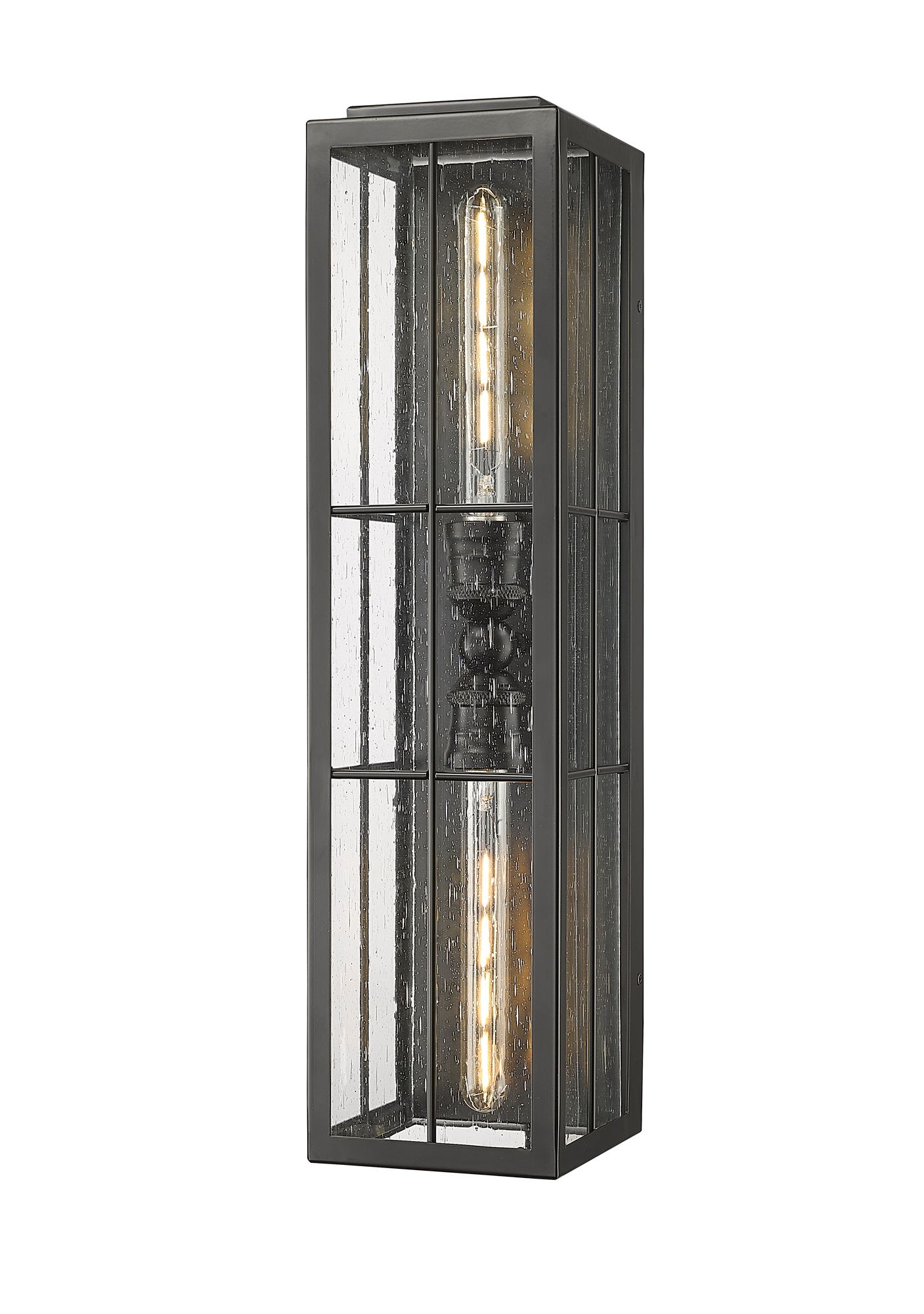 Image 4 Millennium Jaxson 2-Light 23.5" Powder Coated Black Outdoor Wall Sconce more views