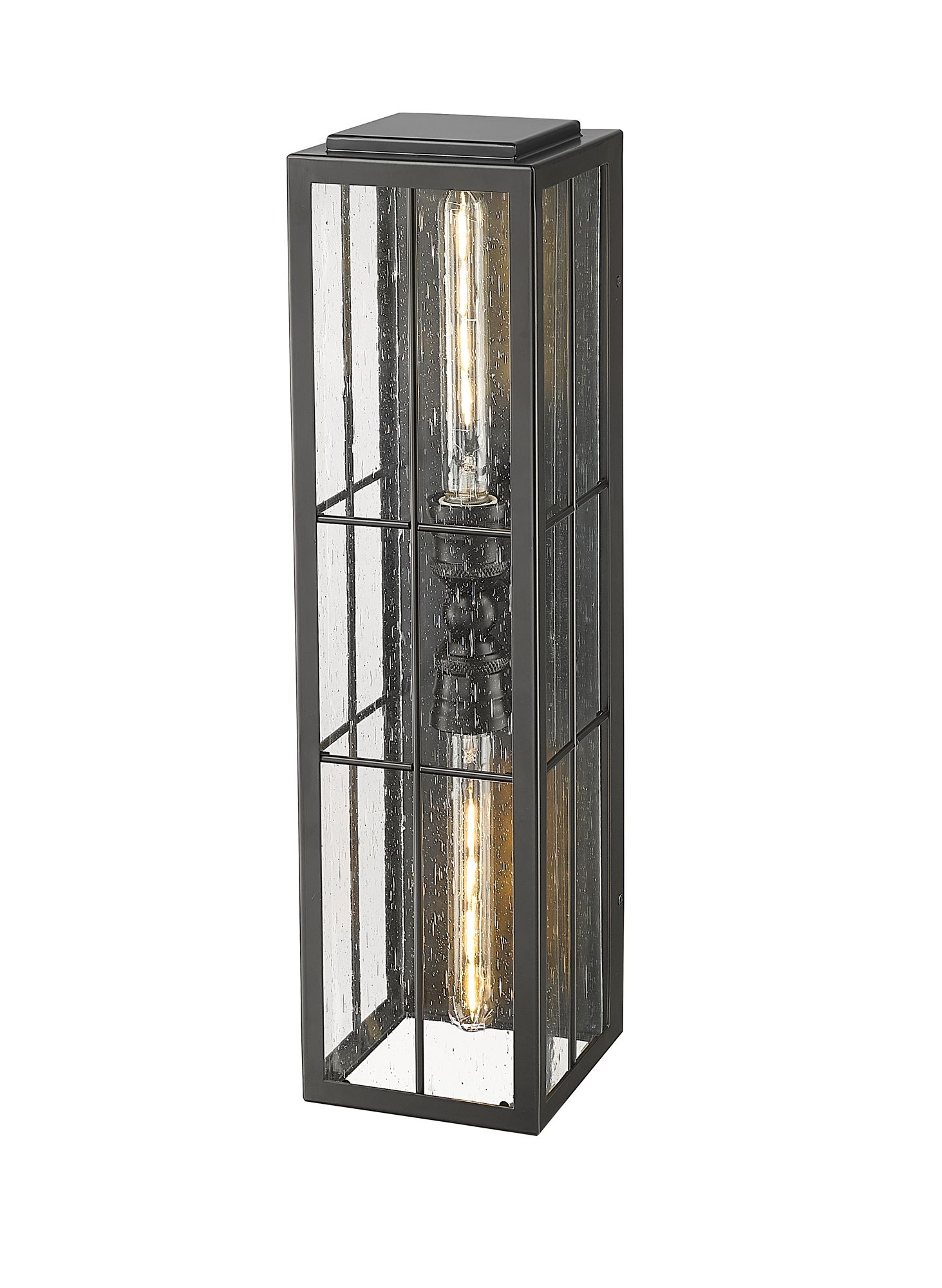 Image 6 Millennium Jaxson 2-Light 23.5" Powder Coated Black Outdoor Wall Sconce more views
