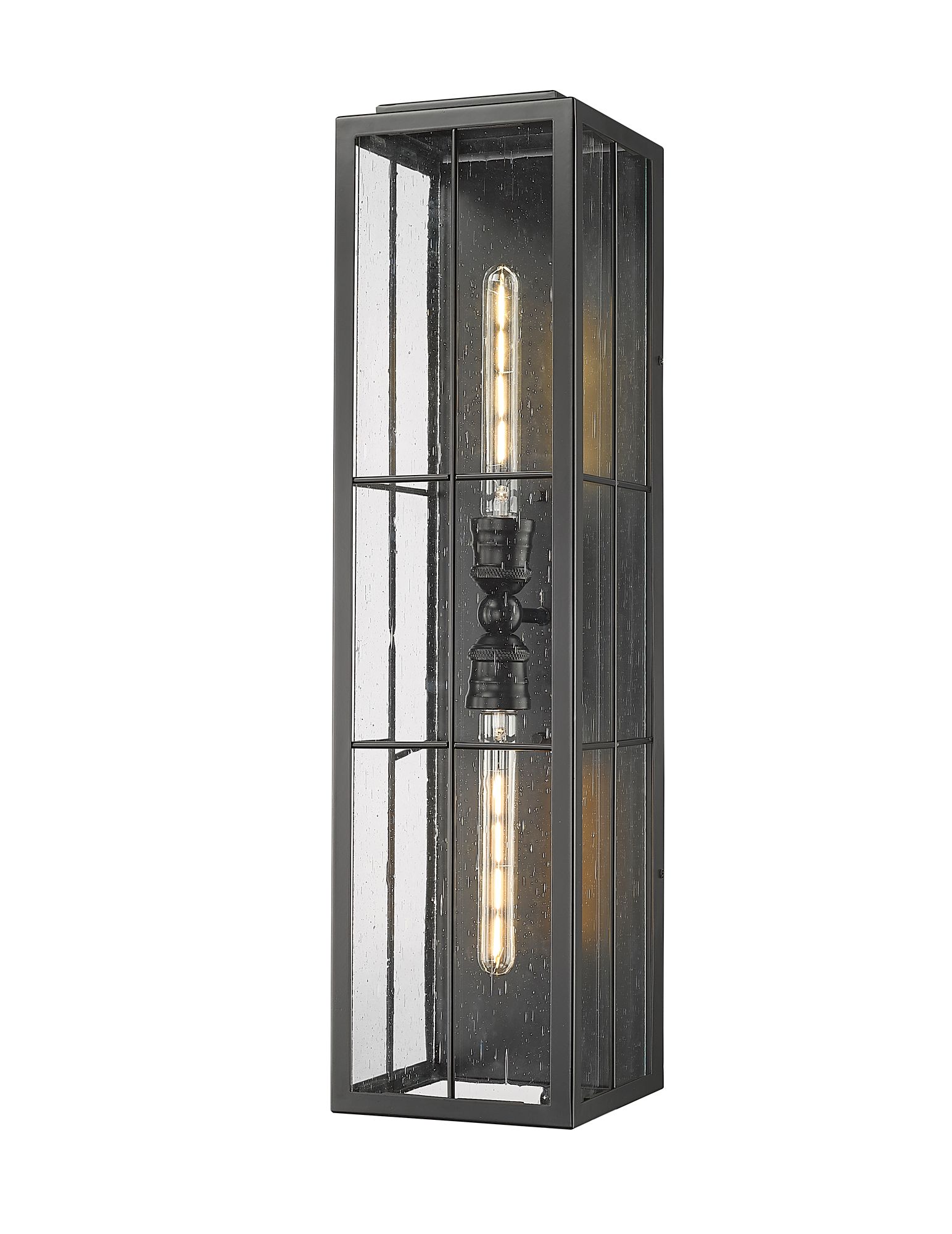 Image 2 Millennium Jaxson 2-Light 29.5" Powder Coated Black Outdoor Wall Sconce more views