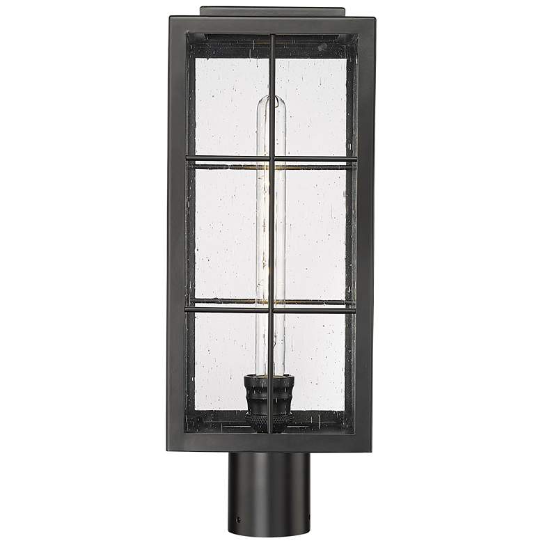 Image 1 Millennium Jaxson Outdoor Post Lantern Black