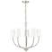 Millennium Kandor Chandelier Ceiling Light Brushed Nickel