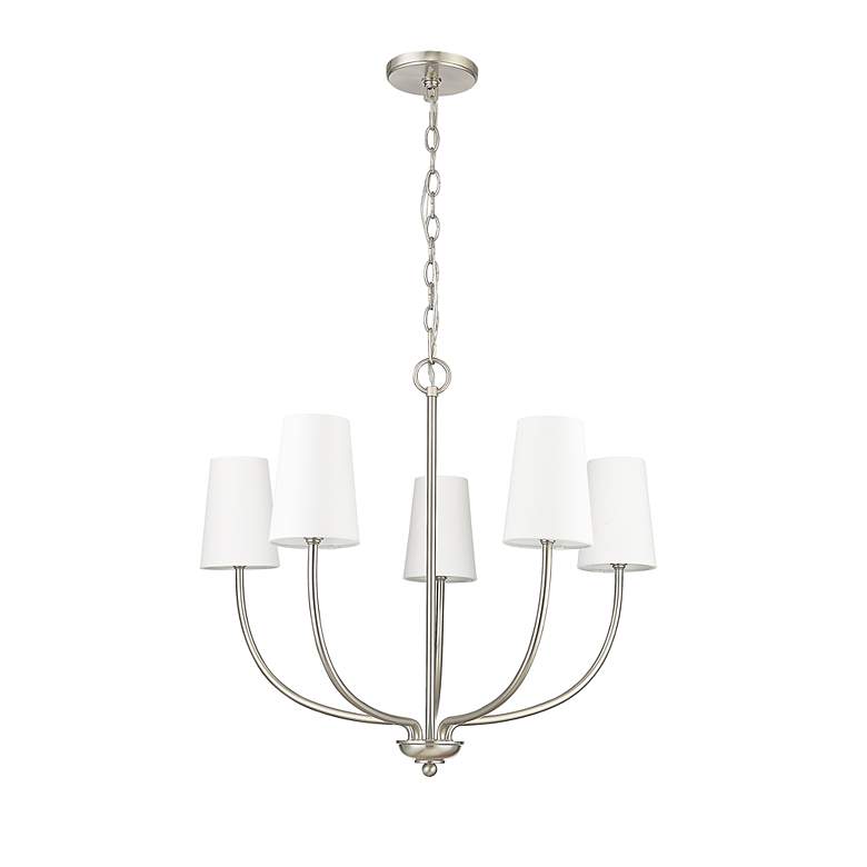 Image 2 Millennium Kandor Chandelier Ceiling Light Brushed Nickel more views
