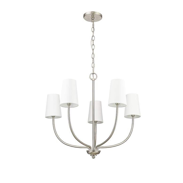 Image 3 Millennium Kandor Chandelier Ceiling Light Brushed Nickel more views