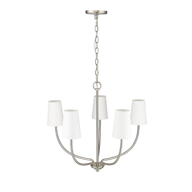 Image 4 Millennium Kandor Chandelier Ceiling Light Brushed Nickel more views
