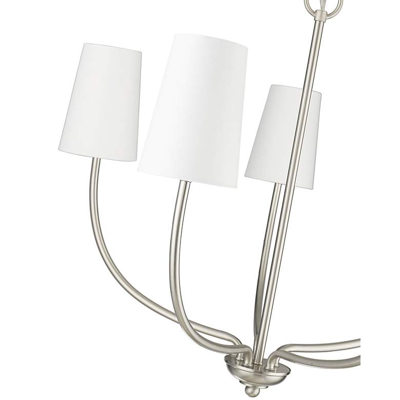 Image 5 Millennium Kandor Chandelier Ceiling Light Brushed Nickel more views