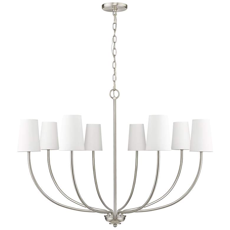 Image 1 Millennium Kandor Chandelier Ceiling Light Brushed Nickel