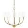 Millennium Kandor Chandelier Ceiling Light Vintage Brass