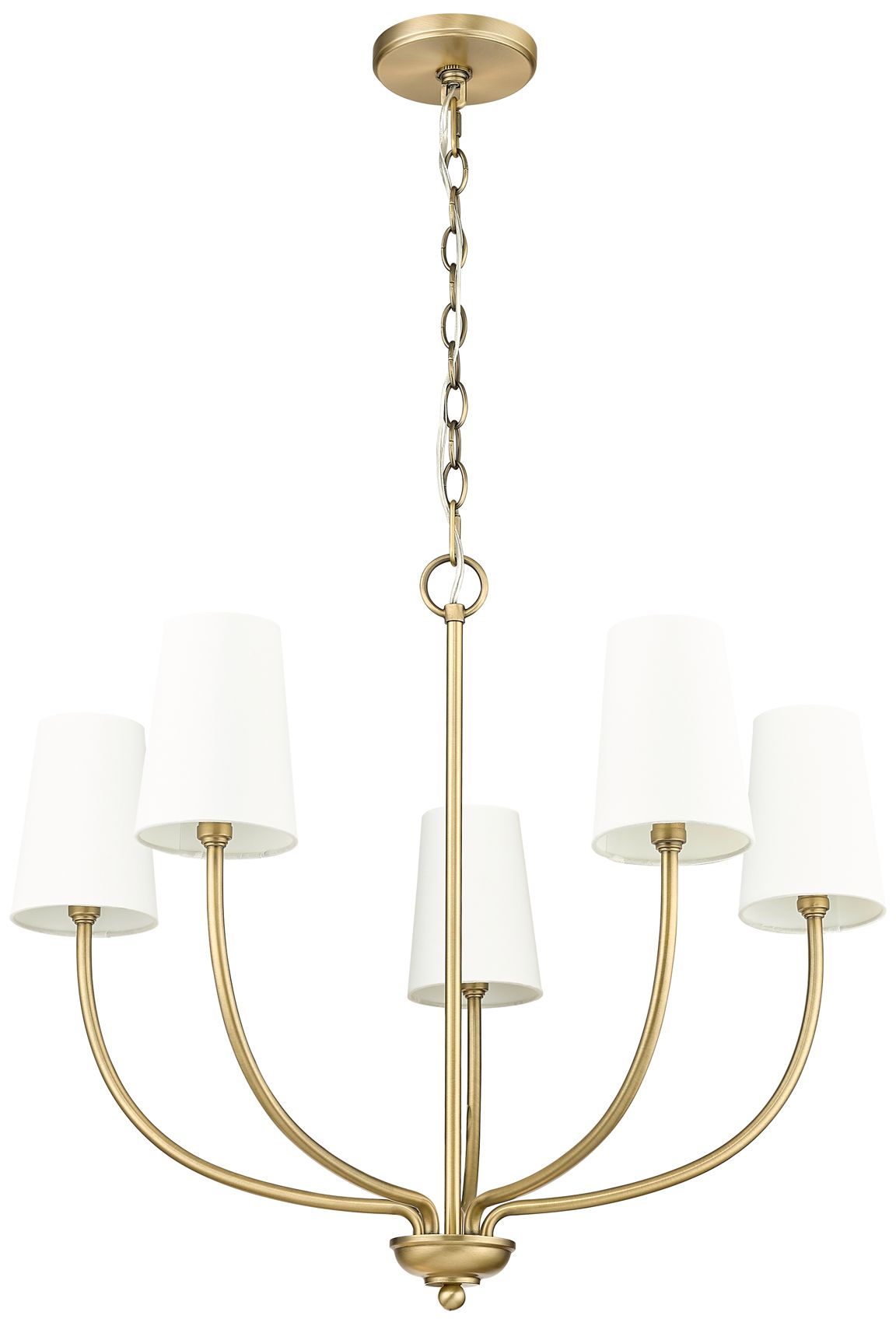 Image 3 Millennium Kandor Chandelier Ceiling Light Vintage Brass more views