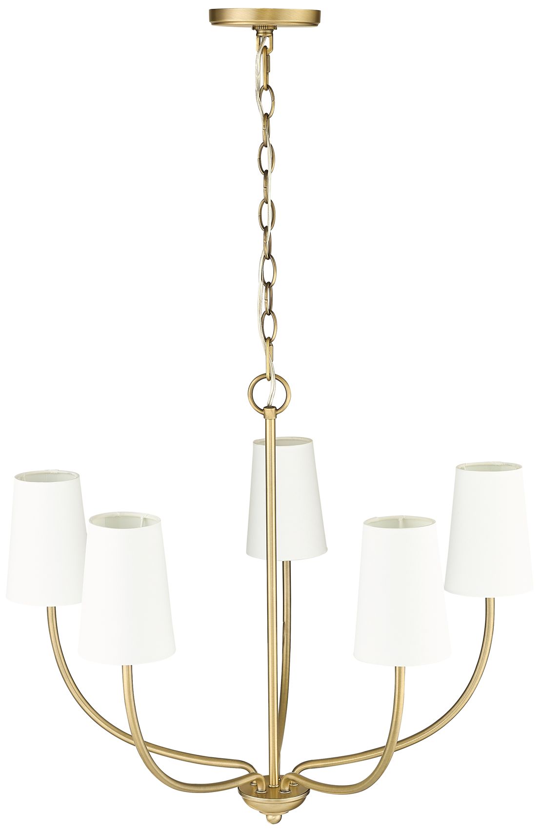 Image 4 Millennium Kandor Chandelier Ceiling Light Vintage Brass more views