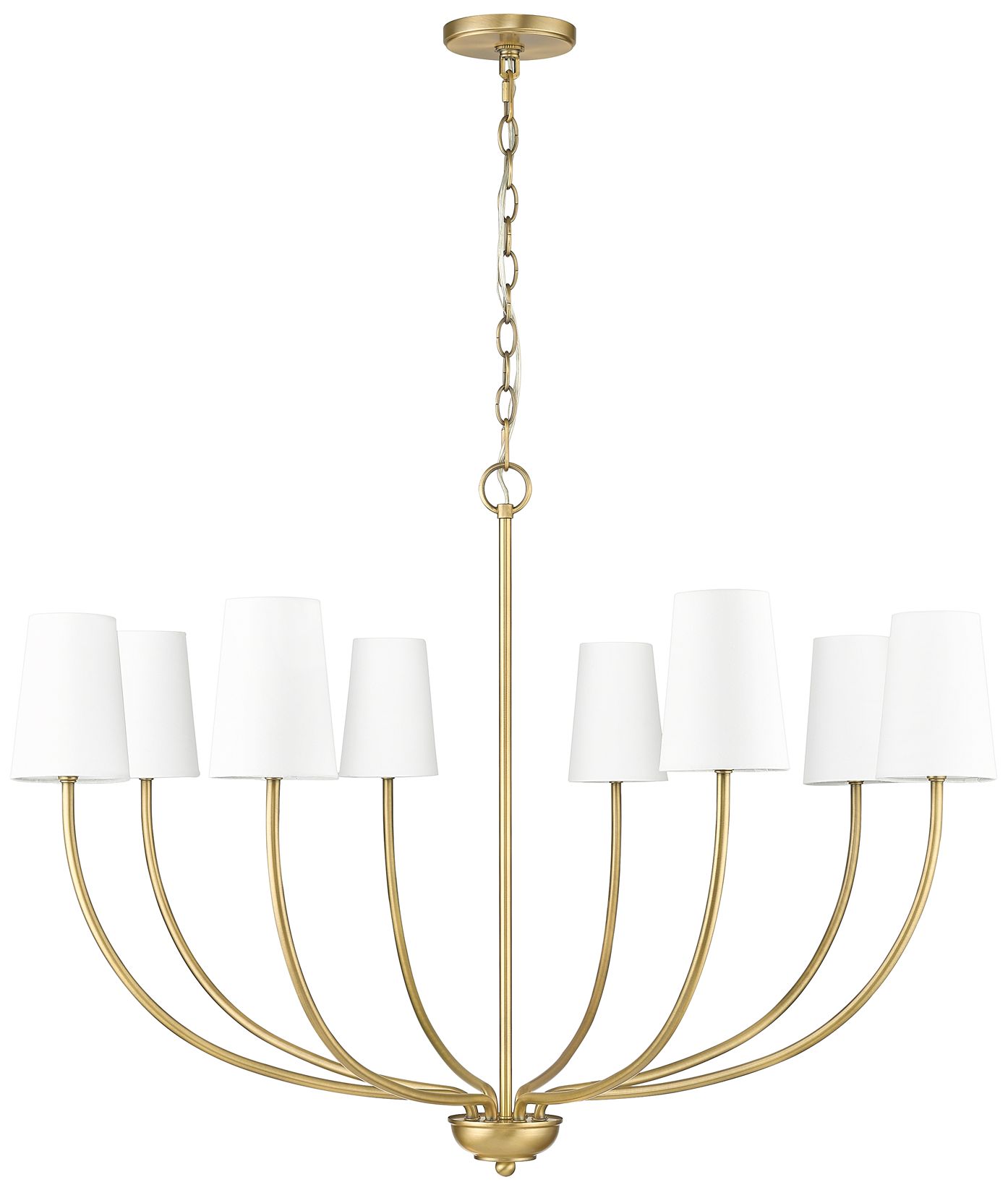 Image 3 Millennium Kandor Chandelier Ceiling Light Vintage Brass more views