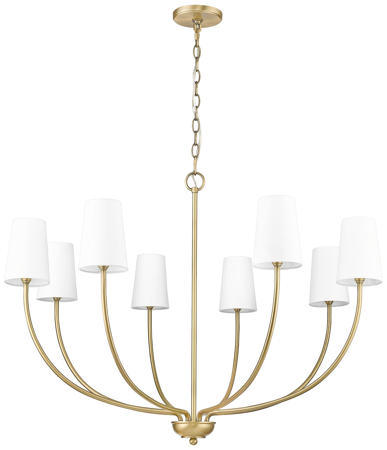 Image 4 Millennium Kandor Chandelier Ceiling Light Vintage Brass more views