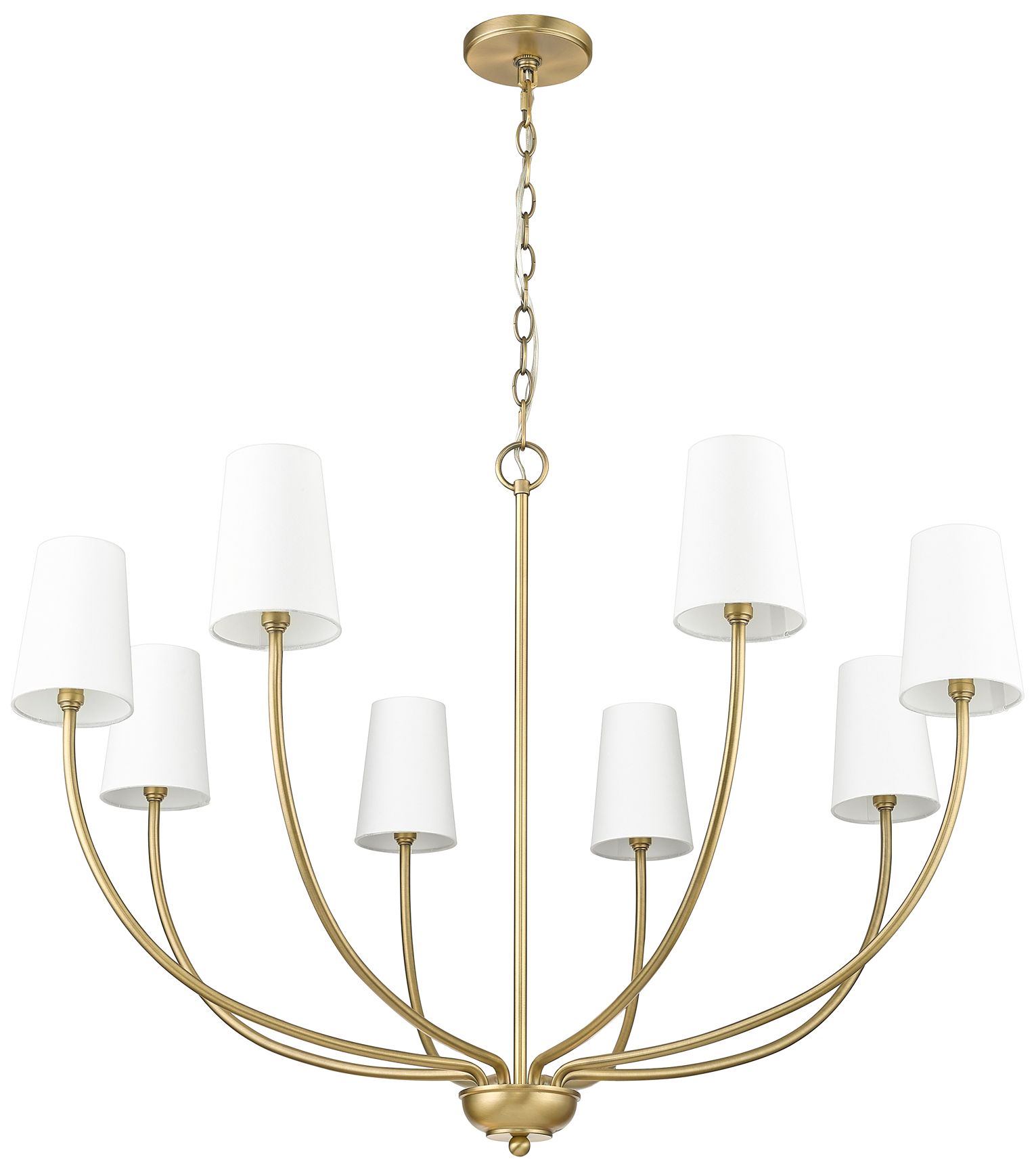 Millennium Kandor Chandelier Ceiling Light Vintage Brass