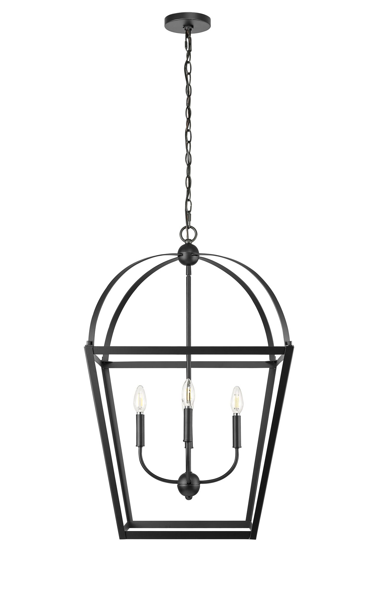 Millennium Kelsey 4-Light 20.1" Matte Black Pendant
