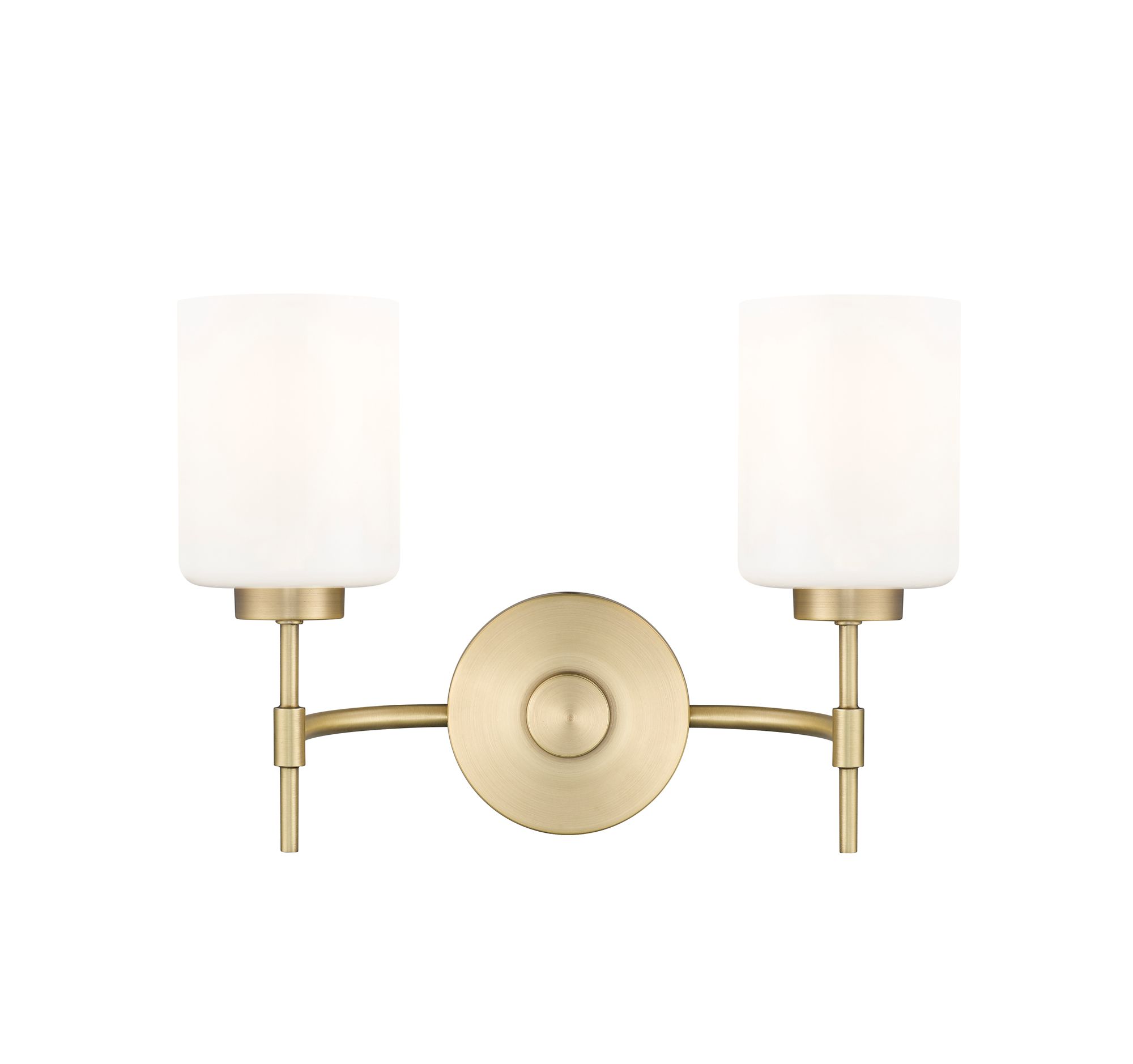 Image 5 Millennium Keylee 15.5" Vintage Brass Vanity Light with Glass Shade more views