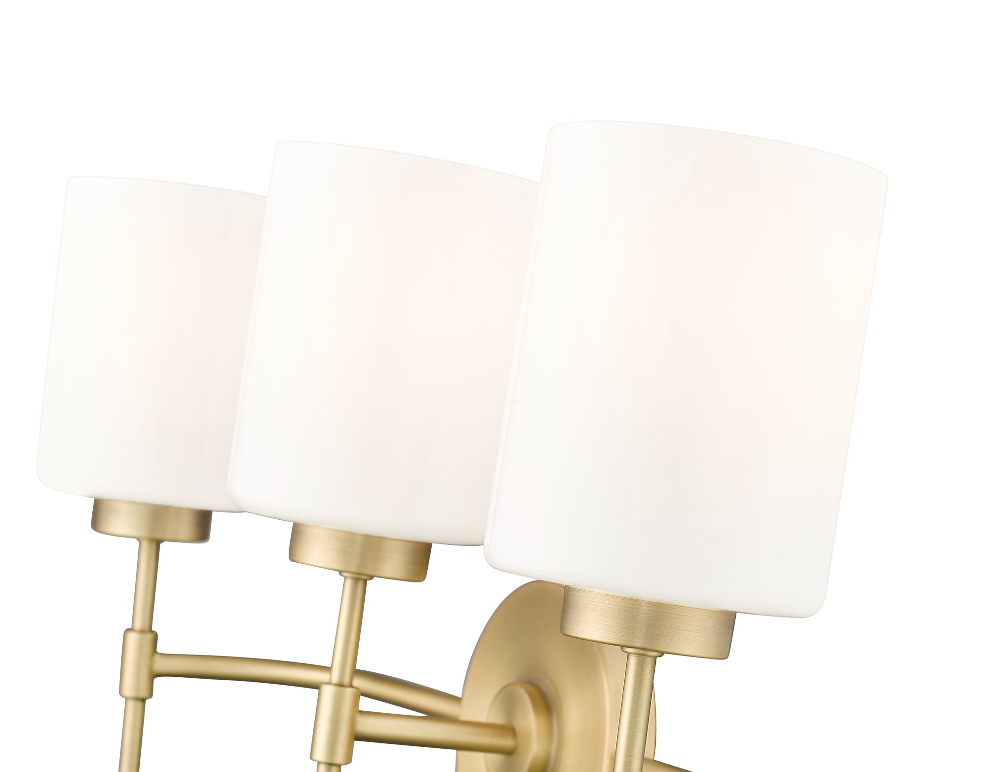Millennium Keylee 22" Vintage Brass Vanity Light with Glass Shade