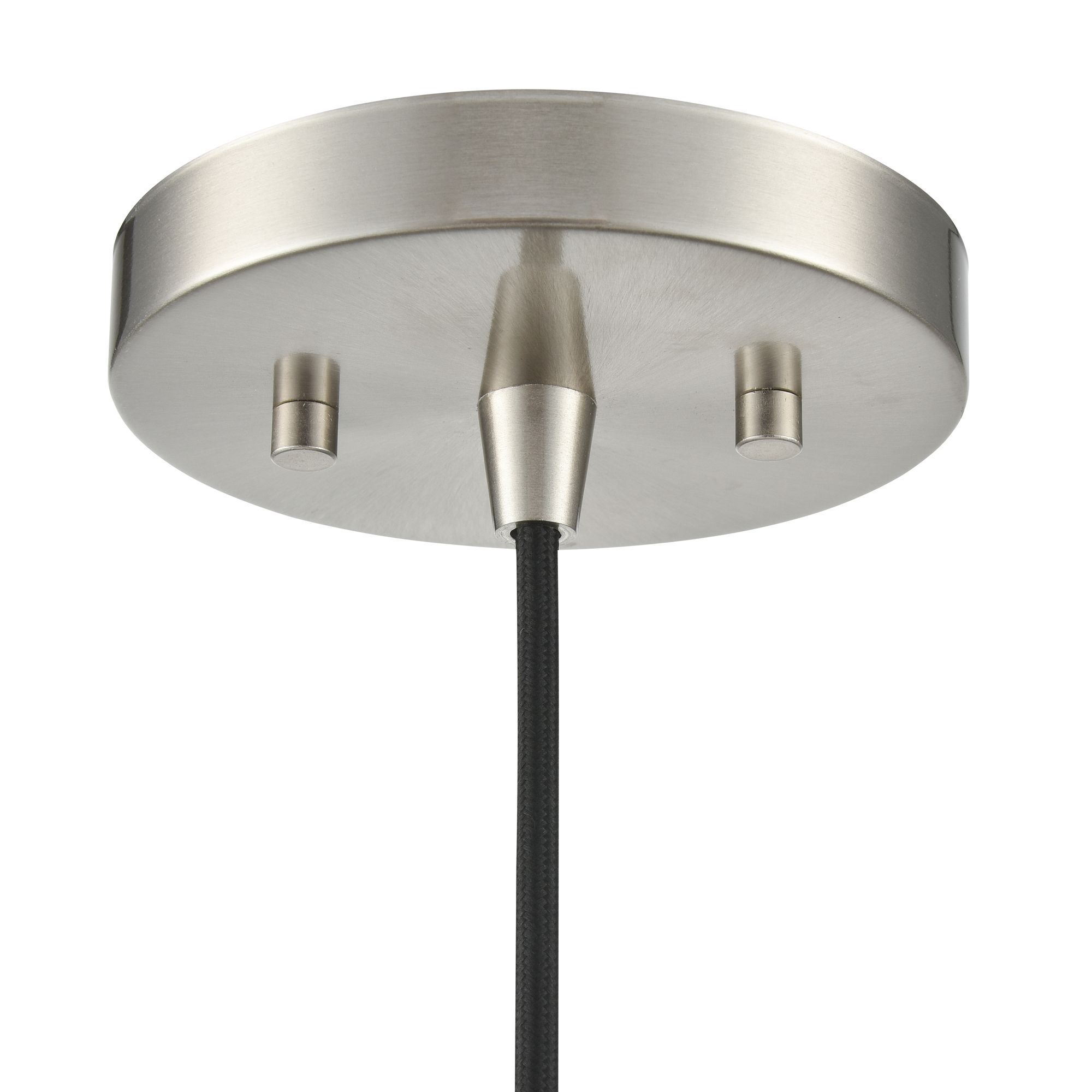 Image 6 Millennium Khrisa 1-Light 12.75" Brushed Nickel Pendant with Glass Shade more views