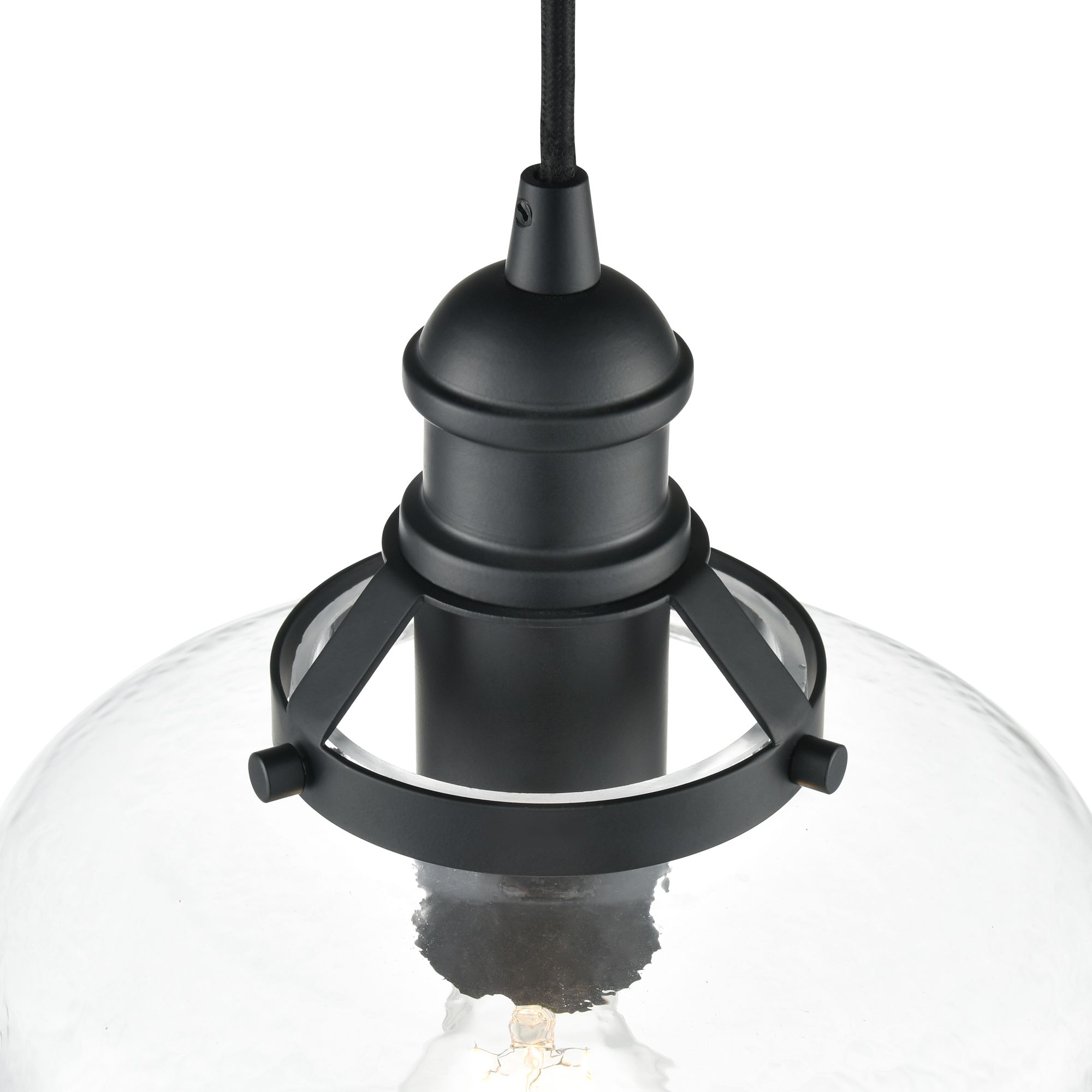 Image 4 Millennium Khrisa 10" Matte Black Pendant more views