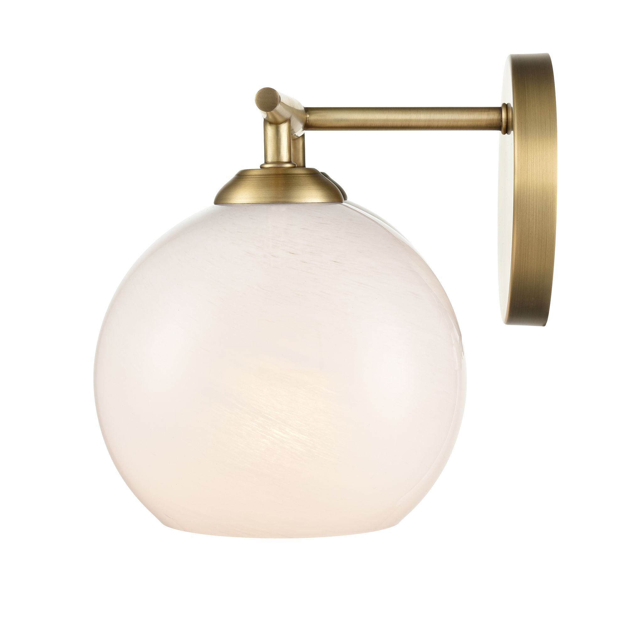 Image 5 Millennium Kimorra 2-Light 15.25" Vintage Brass Vanity Light with Shade more views