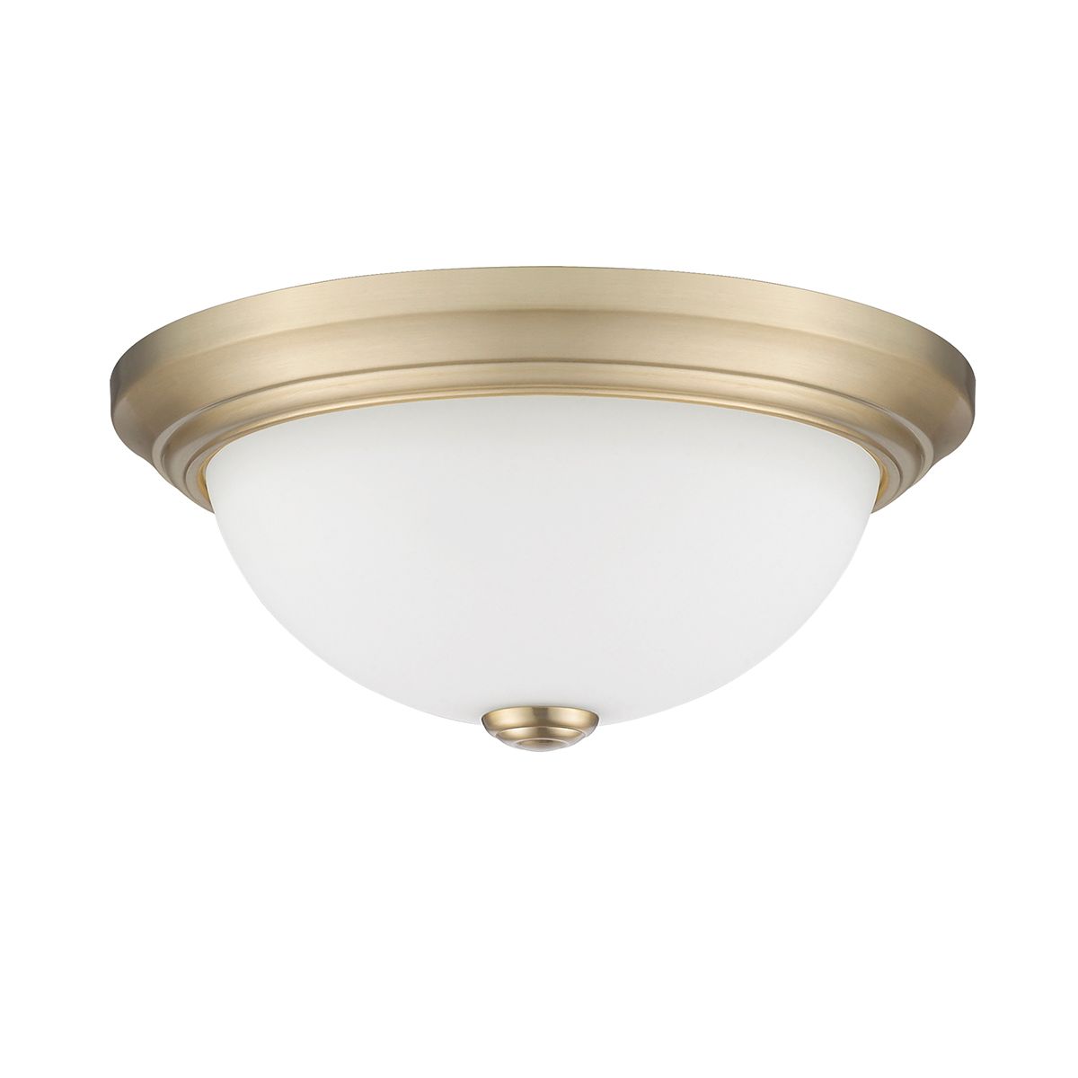 Image 2 Millennium Kipson 2-Light 13" Modern Gold Flush Mount with Glass Shade more views