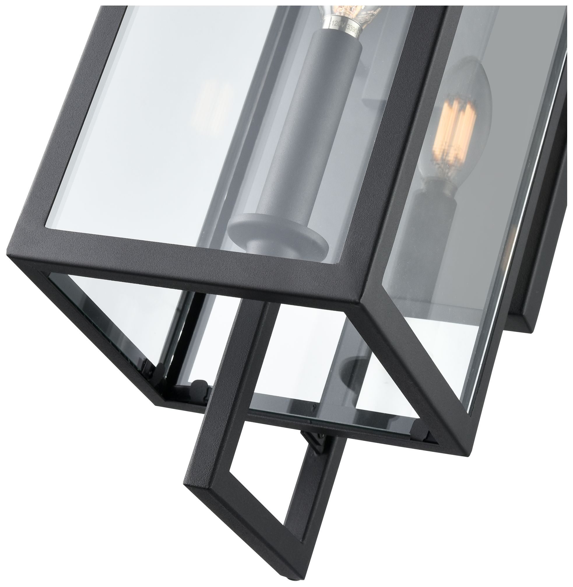 Image 6 Millennium Lamont 1-Light 18" Textured Black Outdoor Wall Sconce with Shade more views