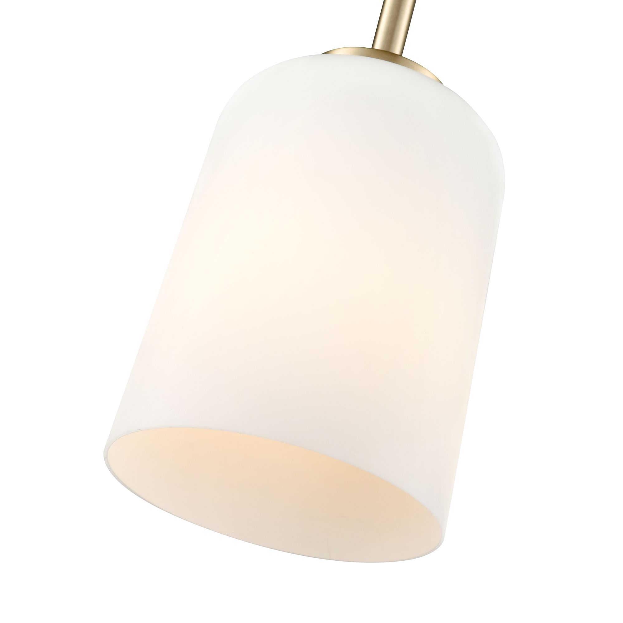 Image 3 Millennium Laphia 1-Light 5" Modern Gold Pendant with Glass Shade more views
